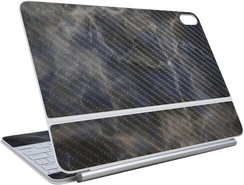 Carbon Fiber Skin Compatible with Apple Magic Keyboard for iPad Air 13-inch (M3) 2025 - Green Wheat Fields - Premium 3M Vinyl Protective Wrap Decal Cover - Easy to Apply | MMade in The USA in Kuwait