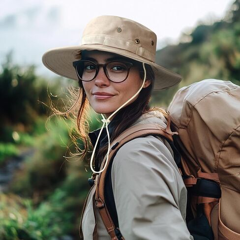 NPQQUAN Upgrade Sun Hats for Men Women Wide Brim Bucket Hat UPF 50+ Protection Breathable Boonie Hat Fishing Hiking in Kuwait