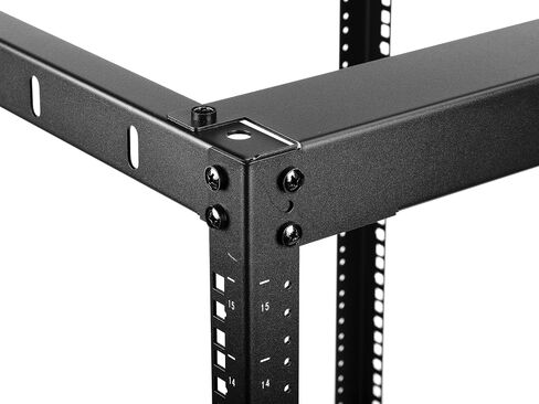 Rosewill 15U Open Frame Network Rack for Servers & AV Gear,Server Rack Floor Standing or Wall Mounted, AV Rack for 19" Networking, Servers and Audio 20 inches Depth in Saudi Arabia