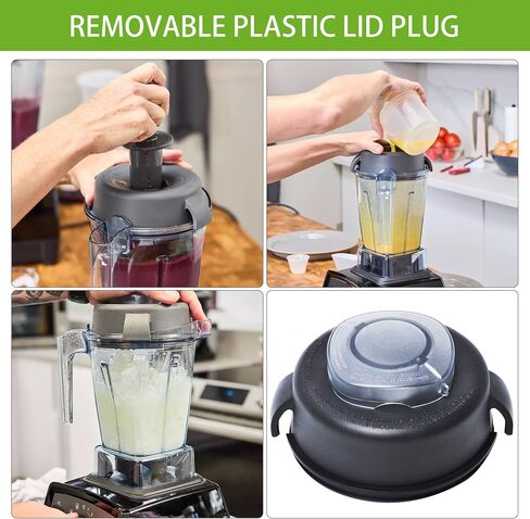 Lid Plug Replacement for Vitamix 64oz High Profile Container - Compatible with Drink Machine 2 Speed, Vita Prep, Vita Prep 3, and XL Blender - Durable BPA-Free Blender Accessories Parts in Kuwait
