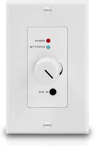 TNP Bluetooth Audio Audio Receiver Plate Mount مع إخراج مضخم الصوت - 120W BT 5.0 APTX Stereo Amplifier مع إدخال AUX 3.5 مم ، التحكم في مستوى الصوت - مضخم Bluetooth اللاسلكي لنظام الموسيقى ومكبر الصوت in Saudi Arabia
