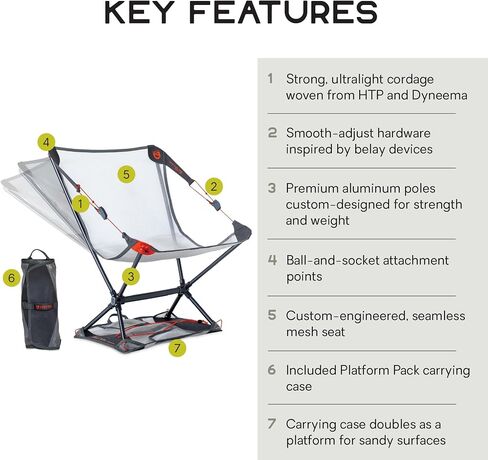 Nemo Equipment Moonlite Elite Reclining Backpacking Chair - Birch Bud in Kuwait