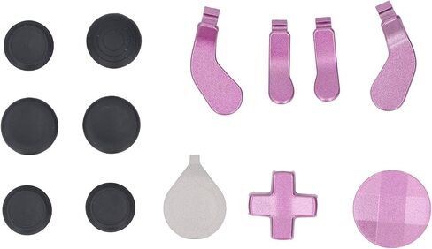 Controller Thumbsticks Set for Elite Series 2, Replacement Joysticks Paddles D Pads Set, Stainless Steel Rubber Controller Accessories for Elite Series 2 (Violet) in Saudi Arabia