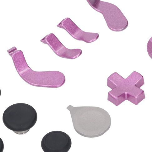 Controller Thumbsticks Set for Elite Series 2, Replacement Joysticks Paddles D Pads Set, Stainless Steel Rubber Controller Accessories for Elite Series 2 (Violet) in Saudi Arabia
