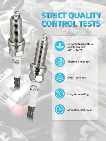93175 Spark Plugs Double Iridium 4PCS (1.8L 2.0L 2.4L) 2008-2020 For Kia Forte Rondo Sorento Soul,For Honda Accord Civic Crosstour,For Hyundai Elantra Santa Fe Sonata Tucson,For Acura ILX TSX in Saudi Arabia