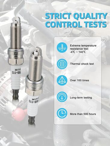 93175 Spark Plugs Double Iridium 4PCS (1.8L 2.0L 2.4L) 2008-2020 For Kia Forte Rondo Sorento Soul,For Honda Accord Civic Crosstour,For Hyundai Elantra Santa Fe Sonata Tucson,For Acura ILX TSX in Saudi Arabia