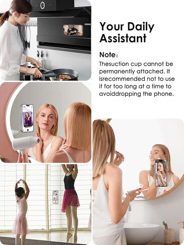 2PCS Silicone Suction Phone Case Mount, Non Slip Suction Cup Phone Mount, Cell Phone Accessories Holder for Selfies and Videos,Silicon Adhesive Phone Stand Sticky for iPhone and Android (Clear) in Saudi Arabia