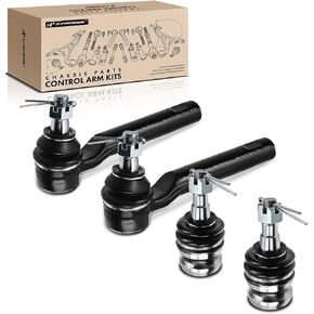 A-Premium 4Pcs Front Suspension Kit, Lower Ball Joints Outer Tie Rod Ends, Compatible with Subaru Outback Forester Impreza Crosstrek Legacy XV Crosstrek Baja WRX WRX STI, Saab 9-2X, K9513 ES3712