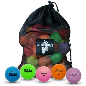 Balls 48 Colored Mix - Good Condition - Ready to Play (RTP) - Recycled Used Golf Balls