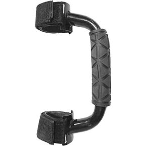Steel Grab Handle with Grip for Utility Vehicles (UTV) and Side-by-Sides (SxS) - Black - Fits Any 1.75"-2" Bar