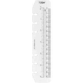 Personal Today Page Marker Planner Ruler for Personal Filofax, LV MM agenda 6 ringed agendas