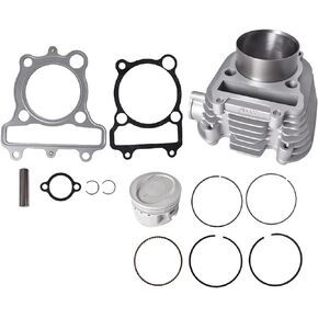 Cylinder Piston Head Gasket Top End Kits Replacement for Yamaha Bear Tracker 250 Timberwolf 250