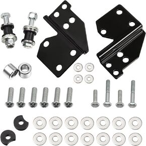 Benlari Detachable Front Docking Hardware Kit Compatible for Harley Davidson Touring 1997-2008 Road King Electra Glide Street Glide Road Glide Replace 53803-06