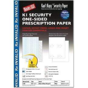 Security Prescription Paper 100 Pack