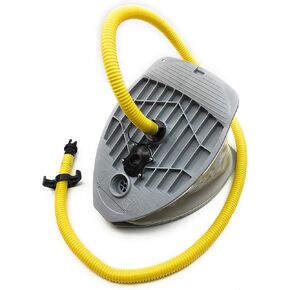 Seamax 9L Foot Pump with Double Chambers, High Volume and High Pressure, Max 15 PSI for Inflatable Boat and SUP
