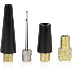 Flammi Bike Tire Valve Adapter Ball Pump Needle Balloon Nozzle Inflation Kit, Inflator Adapter Air Pump Accessories for Standard Pump or Air Compressor