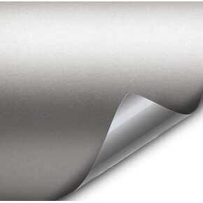 VViViD Matte Silver Car Wrap Vinyl Roll with Air Release 3MIL (1ft x 5ft)