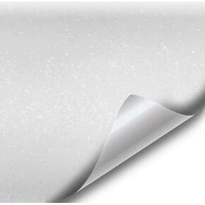 VViViD White Diamond Matte Stretch Vinyl Wrap Film Roll Decal Sheet DIY Easy to Use Air-Release Adhesive (1ft x 5ft)