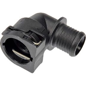 Dorman 800-290 12 mm ID Heater Hose Connector, Elbow 90 To 12 mm ID Barbed, 2 Pack