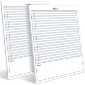 Global Printed Products Activity Log, 2-Pack, 8.5"x11", 50 Sheets/Pad
