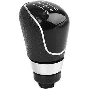 X AUTOHAUX 5-Speed Manual Gear Shift Knob Car Vehicle Stick Shifter Knobs Cover Plastic Black for Ford Focus
