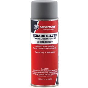 OEM Mercury Marine Verado Silver Spray Can Touch Up Paint 12 oz
