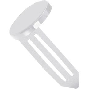 BankSupplies Keyhole Signals | White - Box Available for Rent | Vault Signal | Box of 25 | Non-Chip | Reusable & Long-Lasting | At-a-Glance Organization | Color Coded Plugs