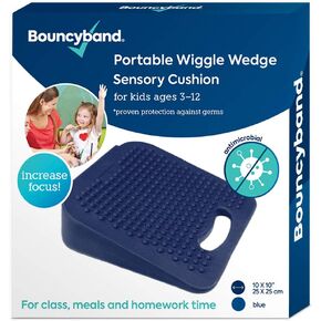 Bouncy Bands Wedge Wiggle Seat Sensory Cushion (10" Square)