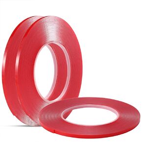 Gdrtwwh Double Sided Tape Heavy Duty,Double Sided Tape Strong Mounting Tape for Car Motorcycle Home Wall Mount Photo Mounting (1 Roll,2/5 x 393 Inches)