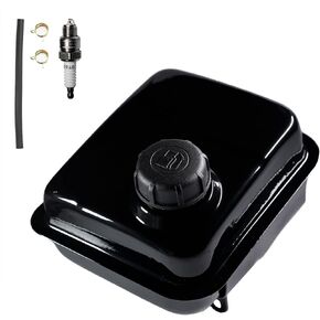 Gas Fuel Tank W/ Side Vent port for Coleman 98cc CK100 CK100-S SK100 Kids Go Kart, Screw on Fuel Tank for Realtree RTK100, Monster / Mega moto MAX MM-K100 ,154F 3.0 hp Engine Parts