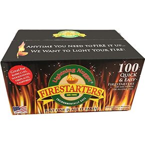 N100SEB Super Economy Box Fire Starter , Tan Brown, 100 Count (Pack of 1)