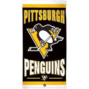 WinCraft NHL Pittsburgh Penguins Beach Towel, Team Color, One Size in Kuwait