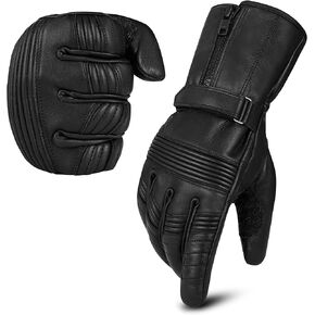 Motorcycle Gloves Waterproof Winter Warm Motorcycle Gloves Motorcycle Gloves Knuckle with Touchscreen Function