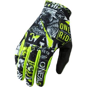 O'Neal 0391-211 Matrix Attack Adult Glove (Yellow, 11)