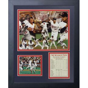 مجموعة صور مؤطرة من Legends Never Die "1987 Minnesota Twins Champions، مقاس 11 × 14 بوصة (11341U)