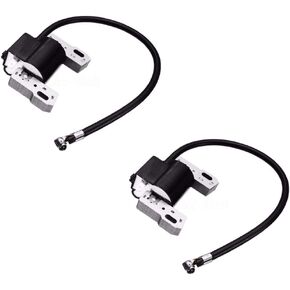 Ignition Coil for John Deere LA130 LA135 LA140 LA145 LA150 LA155 LA165 Tractors Motors Replaces for John Deere Part LG691060 MIA12346 MIA12788, Set of 2