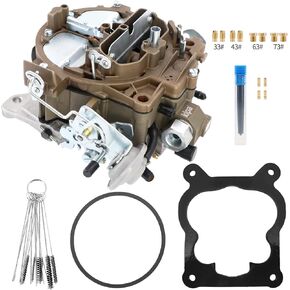 KIPA Carburetor For 1901R Rochester Quadrajet 4MV 4MV Chevy 1966-1973 Summit Jegs Divorced Choke 1901-GG 4-BBL, Replace for Corvettes 1975-1979 750 CFM Vacuum Secondary Durable