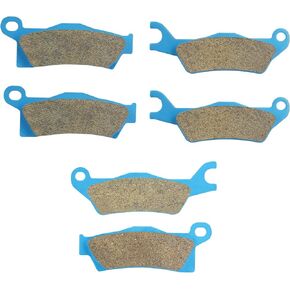 Front & Rear Ceramic Brake Pads Kit Compatible with 2020-2023 Can-Am Outlander EFI XT XT-P XMR DPS Max XT/XT-P/XMR/DPS 450/570/650/800R/850/1000