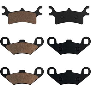 Front and Rear Brake Pad Replacement for Polaris Sportsman 400 450 500 600 700 800 Magnum 325 330 400 Scrambler 500 Twin 700 EFI MV Twin 800 Trail Blazer 250 Trail Boss 330 Xpedition 325 4X4