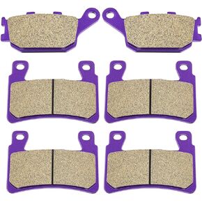 SCITOO Carbon Fiber Brake Pads Fit for 99 00 for Honda CBR600F4, 01 02 03 04 05 06 for Honda CBR600F4i, 03 04 for Honda CBR600RR