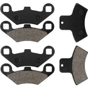 LOCOPOW Front & Rear Brake Pads for Polaris Sportsman 335 500 400 Scrambler Magnum 500 325 Trail Boss 330 Trailblazer 400 250 Xpedition 325 425 Xplorer 400 4x4 1998-2004