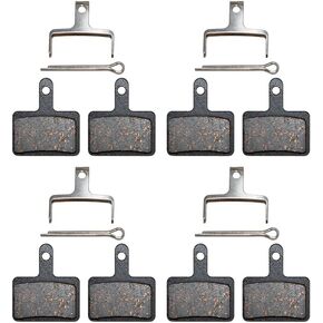 AHL 4pairs Bicycle Disc Brake Pads for Shimano M375 M395 M486 M485 M475 M416 M446 M515 M445 M525 Tektro Aquila/Auriga Pro/Gemini/Draco
