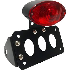 Side Mount License Plate Bracket Holder with Tail Light Brake Light Fit for Harley Davidson Sportster Bobber Chopper