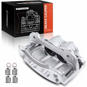 A-Premium Disc Brake Caliper Assembly with Bracket Compatible with Select Ford Models - For Mustang 2005-2010/2012-2014 - Front Left Driver Side