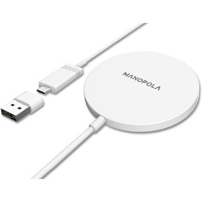 Magnetic Wireless Charger,Mag Safe Charger for Apple,15W Fast Charger Compatible with iPhone 15/14/13/12 Pro/Max/Plus/Mini and AirPods 3/2/Pro 2/Pro