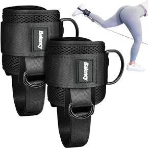 Ankle Straps for Cable Machine Woman, Padded Ankle Strap for Cable Machine Kickback, Ankle Cuff Kickback Strap for Glute Workout, Leg Extensions, Hip Abductors, Lower Body Exercises