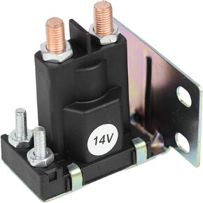 Golf Cart Solenoid 14 Volt 200A 4 Terminal Replacement for 1994-Up EZGO E-Z-GO TXT Gas Medalist ST Series 27153-G01 27153G01 612813