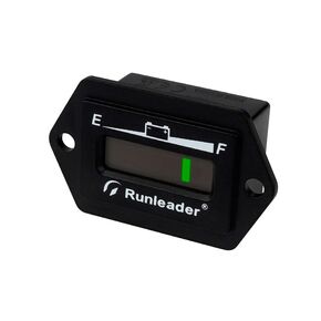 Runleader 36V Battery Fuel Gauge Meter,Battery Level Meter,Lead Acid Battery Applicably,Single & Multiple Screen Display for Golf Cart Club Car Forklift Scrubber Machine (36V)