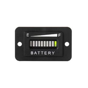 Golf Cart Battery Meter Battery Indicator Meter Battery Tester Suitable for Floor Care Equipment Motorcycle Marine Golf Cart Lead-Acid Battery Equipment DC36V Battery Level Display Meter