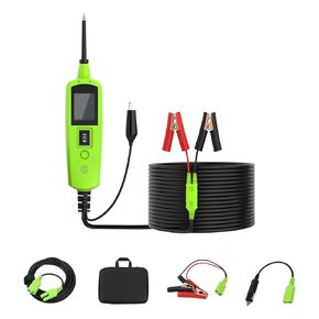 Power Circuit Probe Tester - 12V/24V Voltage Tester with 33FT Cable, AC/DC Circuit Analyzer Tracer, Automotive Short Finder for RV Truck SUV